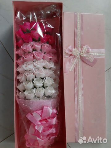 Искусственные цветы-мыло, отличный подарок