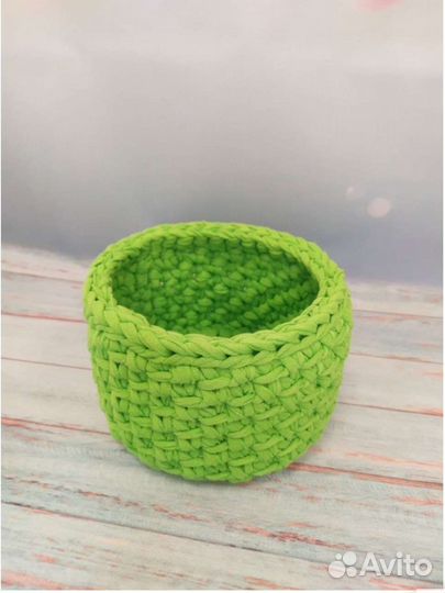 Трикотажные корзинки