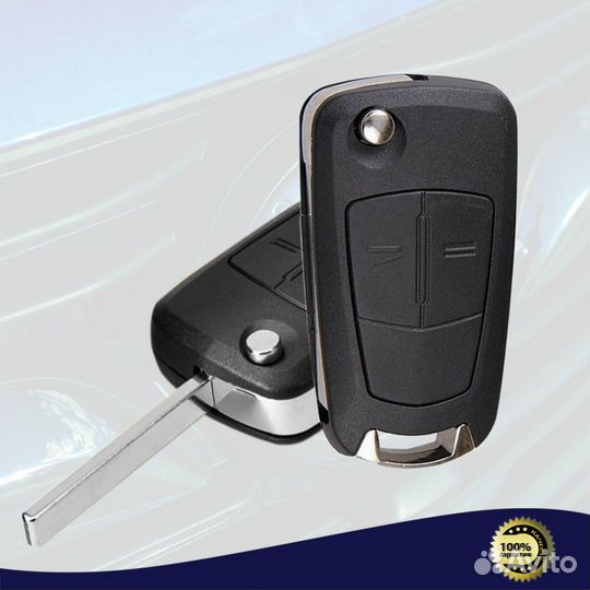 Корпус ключа Opel 2 кнопки