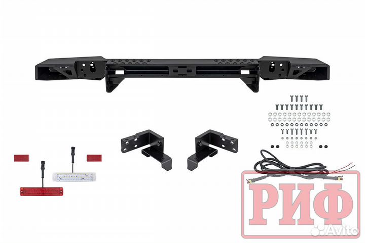 Бампер риф силовой задний УАЗ Патриот Пикап 2005+