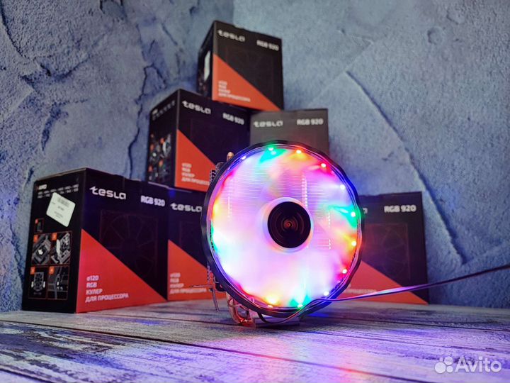 Башенный кулер с подсветкой