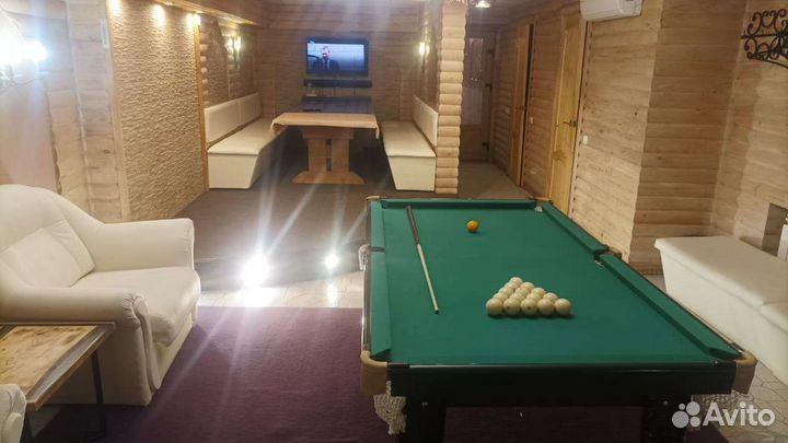 Баня сауна с бассейном