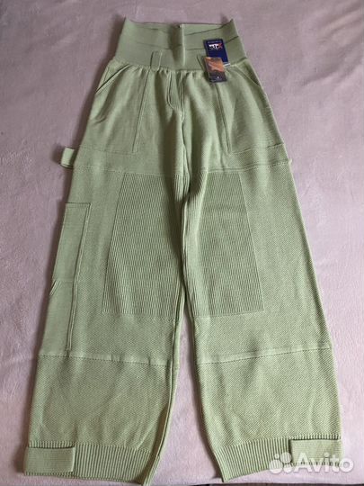 Брюки шерсть трикотаж S новые
