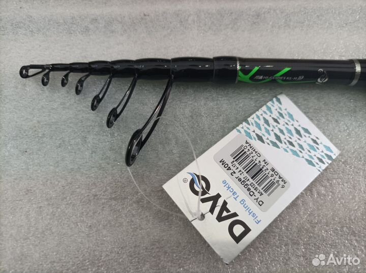 Спиннинг Dayo 2.4 м 4-17 г телескопический трэвел