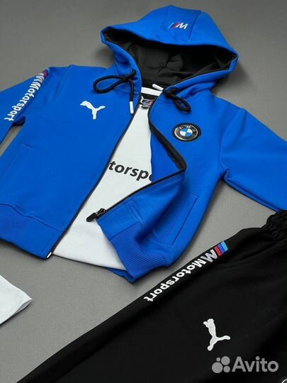 Костюм синий спортивный бмв Турция детский
