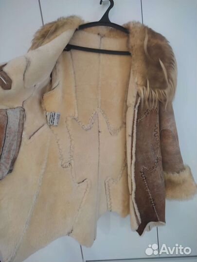 Дубленка натуральная 44-46,на перешив
