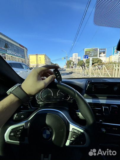 BMW 5 серия 2.0 AT, 2017, битый, 93 000 км