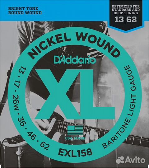 D'Addario EXL158 XL Nickel Wound струны для элект