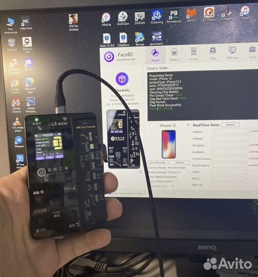Восстановление face id на iPhone
