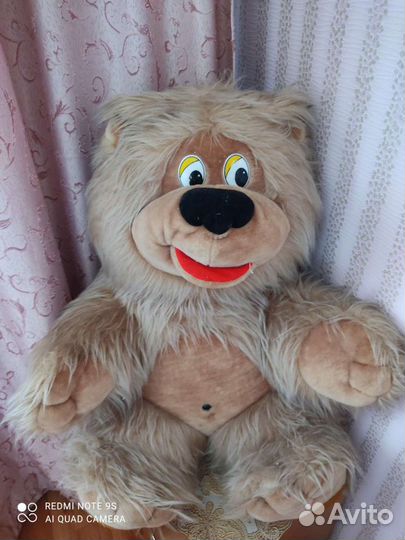 Медведь плюшевый белый