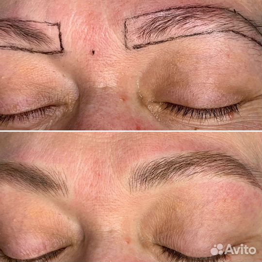 Микроблейдинг бровей