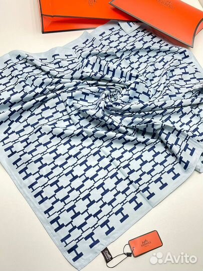 Шелковый платок Hermes разные оттенки