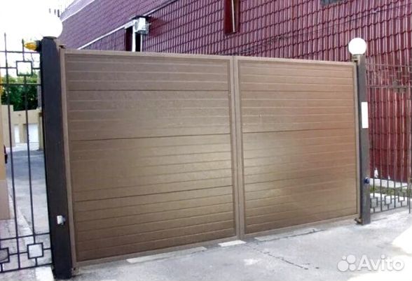 Откатные ворота прочные