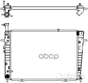 Радиатор сист. охл. hyundai tucson 2.7 2004 - 2