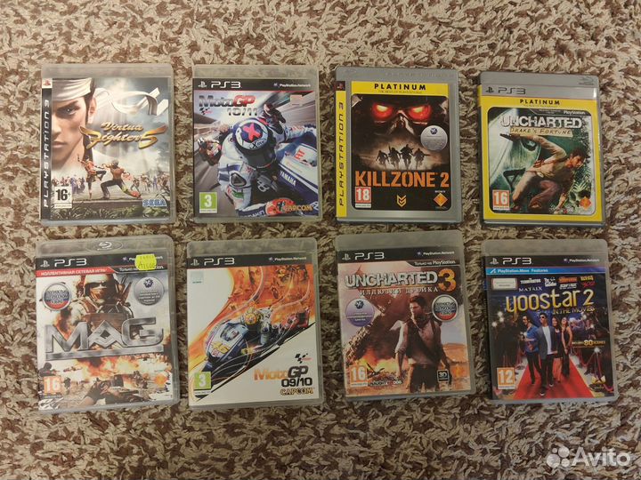 Игры для PS3 + чехол в подарок
