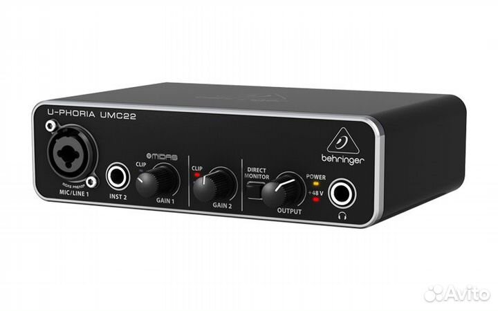 USB-аудиоинтерфейс Behringer U-Phoria UMC22