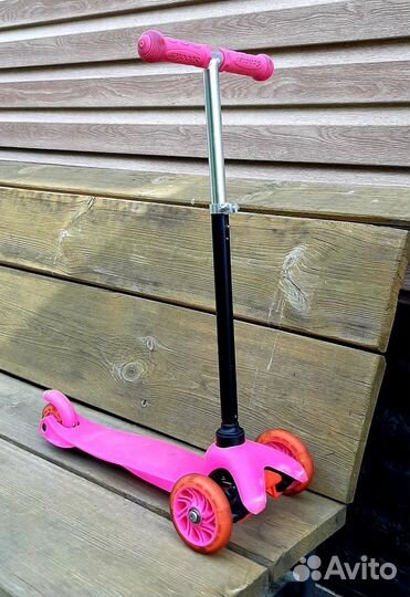 Самокат детский трехколесный бу