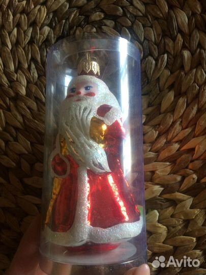 Елочные игрушки из стекла фабрики 