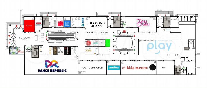 Аренда, Торговое помещение в ТЦ, Площадь 29,3м²
