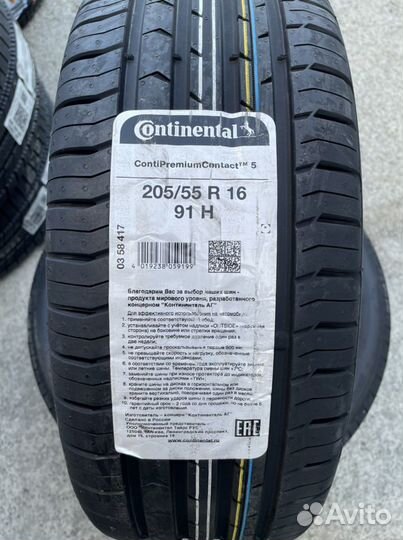Continental ContiPremiumContact 5 205/55 R16 91H