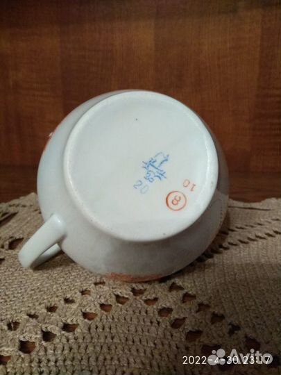 Молочник фарфоровый, з-д Пролетарий