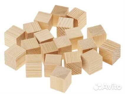 Кубики из дерева