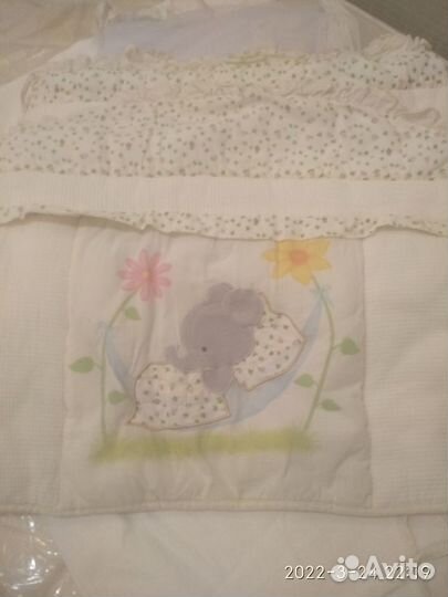 Бортики и балдахин в кроватку