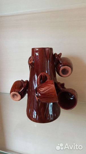 Керамические чашки и кувшин СССР винтаж