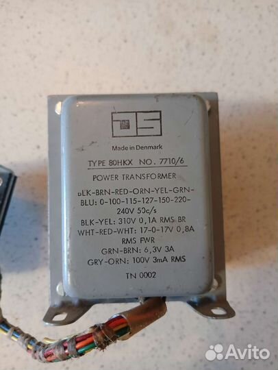 Трансформатор анодно-накальный Jensen