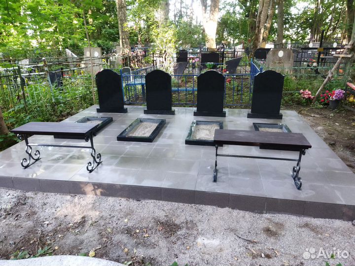 Памятники, надгробия. Монтаж под ключ