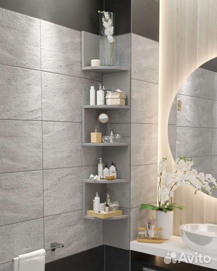 Полка настенная, радиусная