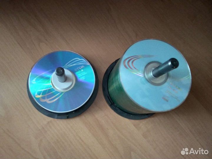 Чистые диски CD и DVD