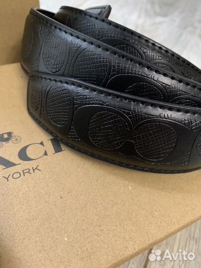 Кожанный ремень coach