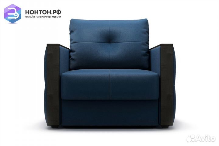 Кресло еврокнижка Инсайд темно-синее