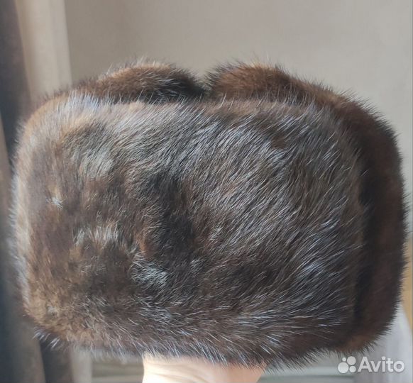 Норковая шапка мужская новая 58