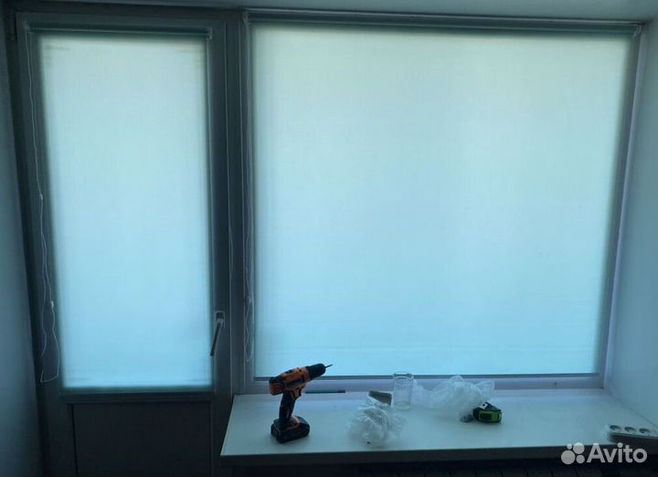 Рулонные шторы мини блэкаут D8411