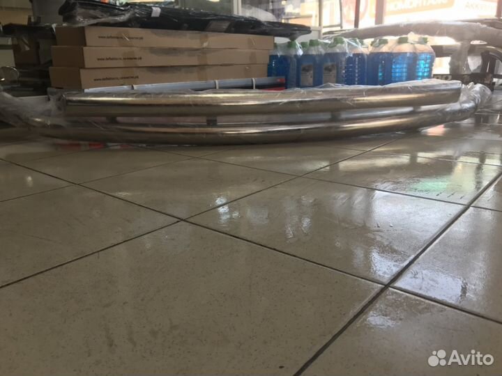 Защита переднего бампера Toyota Highlander