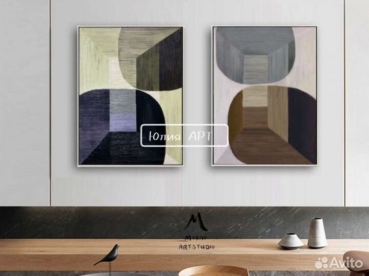 Картины интерьерные Абстракции на холсте