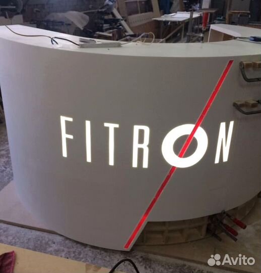 Барная стойка для офиса кварцевого агломерата