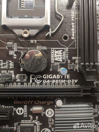 Материнская плата Socket 1150 Gigabyte GA-B85M-D3V