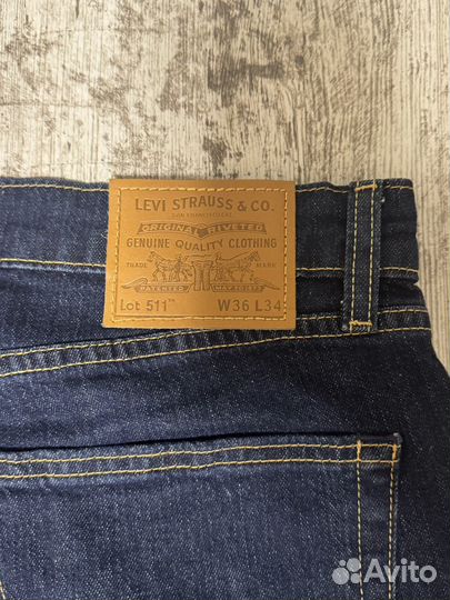 Джинсы мужские levis 511 w36