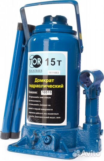 Гидравлический домкрат TOR дг-15 г/п 15,0 т 10515