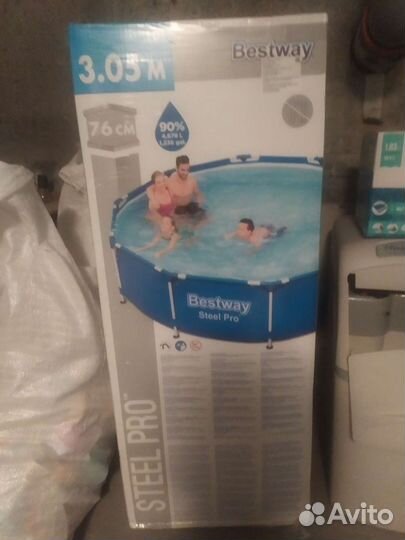 Каркасный бассейн новый