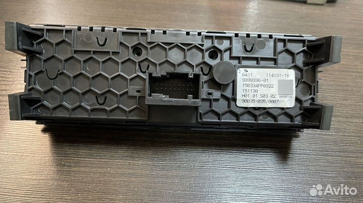 Панель климата задняя керамика на BMW G11 G12