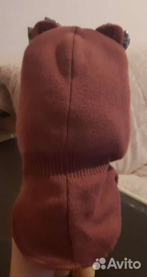 Шапка шлем демисезонная на 2 г