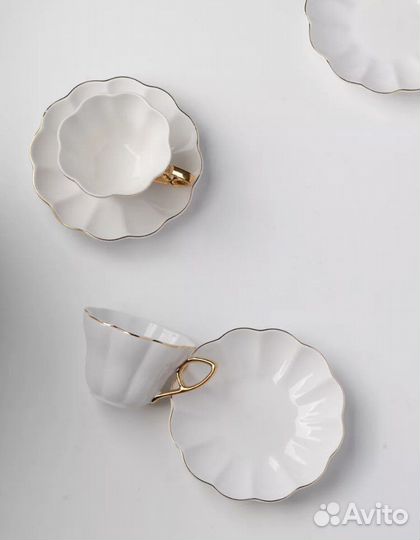 Чайная/кофейная пара в стиле hm home, zara home