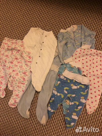 Вещи детские 0-3 месяцев