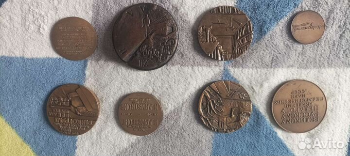Настольные медали СССР