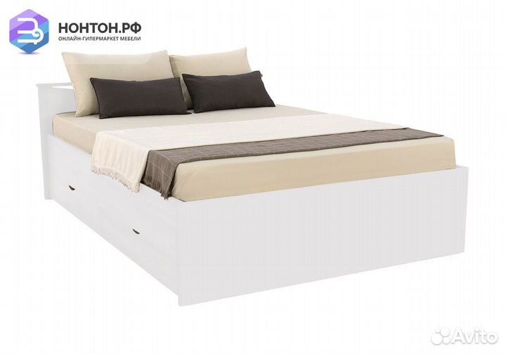 Кровать Мелисса с ящиками белый