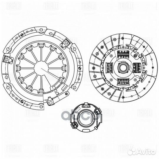 Сцепление в сборе для а/м Geely Emgrand EC7 (09